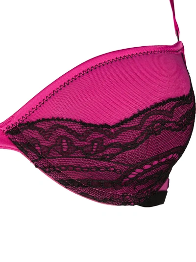 Dolce & Gabbana Dolce&gabbana Lace Panel Bra In Pink