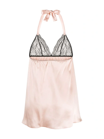 Gilda & Pearl Cherie Babydoll Night Gown In Neutrals