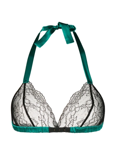 Shop Gilda & Pearl Eva Soft Bra In Green