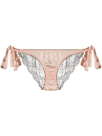 Shop Gilda & Pearl Cherie Tie Side Briefs In Pink