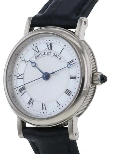 Pre-owned Breguet 2000  Marine 30mm In Silver