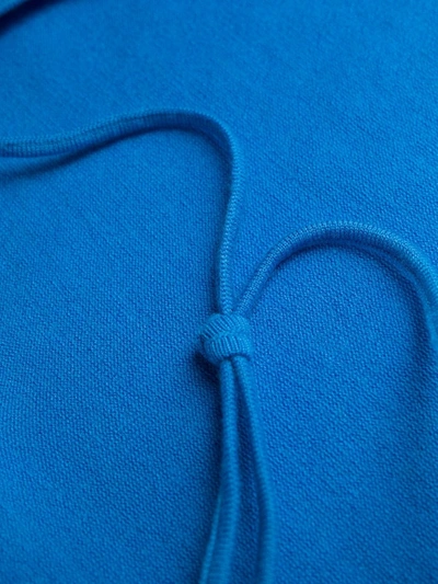 Shop Bottega Veneta Keyhole-neck Sleeveless Bodysuit In Blue