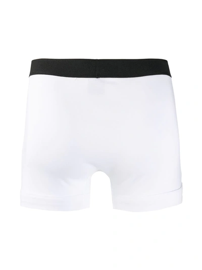 Tom Ford Logo Waistband Boxer Brief In White