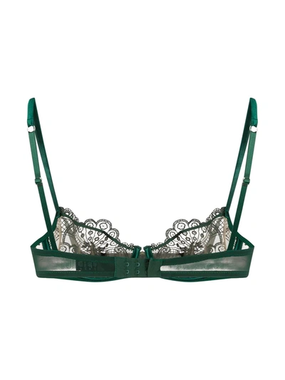 Shop Id Sarrieri Midnight Dream Balconette Bra In Green