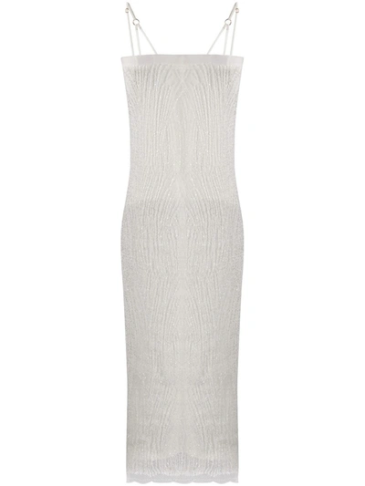 Shop Dolci Follie Beaded Night Dress In White