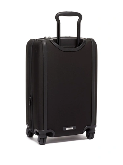 Shop Tumi International Dual Access 4 Wheel Carry On In Black