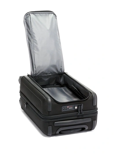 Shop Tumi International Dual Access 4 Wheel Carry On In Black