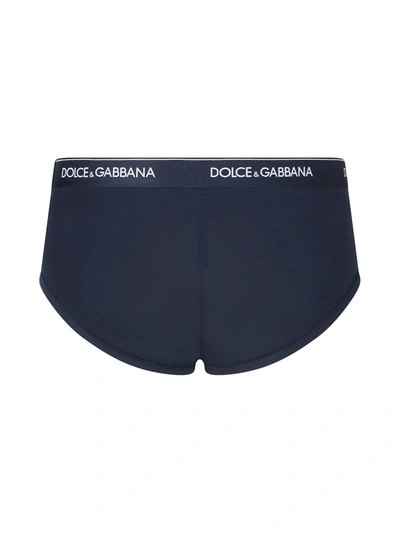 Dolce & Gabbana Classic Logo Briefs In Blue