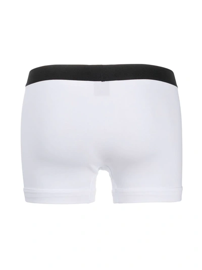 Shop Tom Ford Logo Waistband Boxers In White