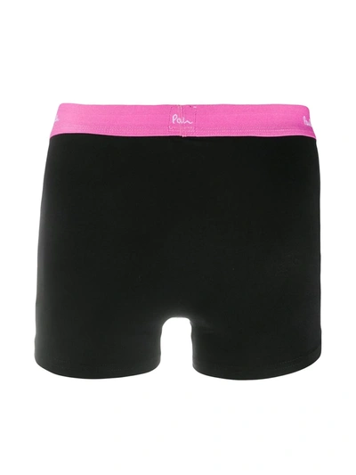Shop Paul Smith Five-pack Embroidered Logo Briefs In Black