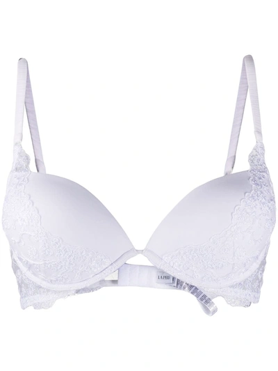 Shop La Perla Sunshine Lace Bra In White