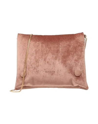 Shop Nanushka Handbags In Pale Pink