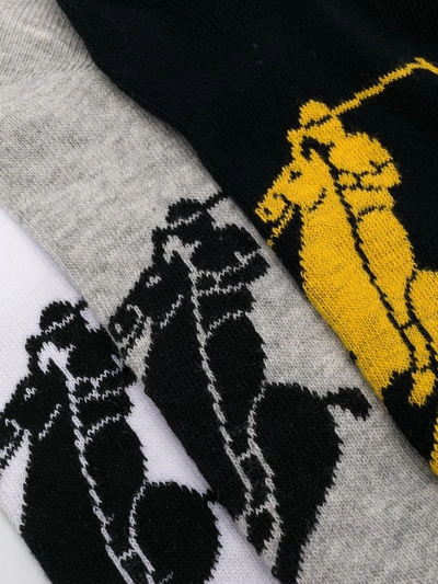 Polo Ralph Lauren Pony Motif Ankle Socks In White