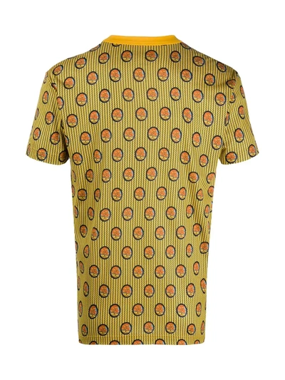 Shop Viktor & Rolf X Calida Tree-print Pyjama Top In Yellow