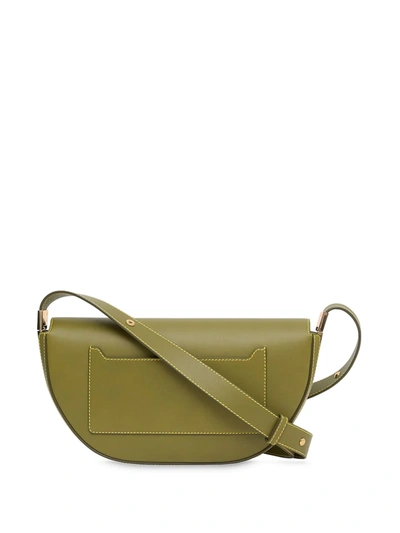 Shop Burberry Olympia Small Bag In Green