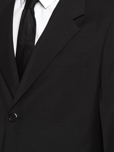 Shop Prada Single-breasted Two-piece Suit In Black