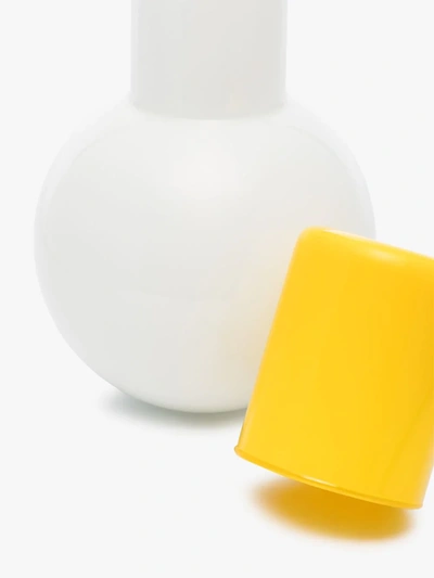 Shop Anna Karlin White And Yellow Bedside Carafe