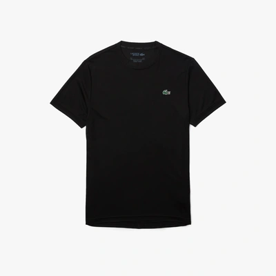 Shop Lacoste Men's Sport Breathable Piquã© T-shirt - Xxl - 7 In Black