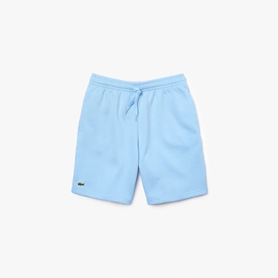 Shop Lacoste Men's Sport Tennis Fleece Shorts - Xl - 6 In Blue
