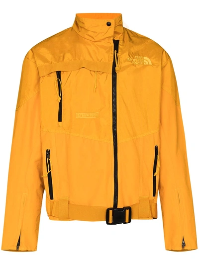 Shop The North Face Steep Tech Zip-up Jacket In Yellow