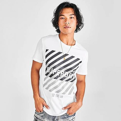 Shop Superdry Men's Training Coresport Graphic T-shirt In Optic