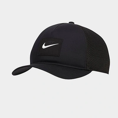 Shop Nike Air Classic 99 Trucker Snapback Hat In Black