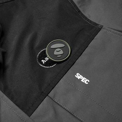 Shop Aape By A Bathing Ape Aape Mountain Shell Jacket In Grey