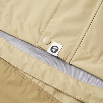 Shop Aape By A Bathing Ape Aape Mountain Shell Jacket In Neutrals