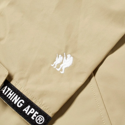 Shop Aape By A Bathing Ape Aape Mountain Shell Jacket In Neutrals