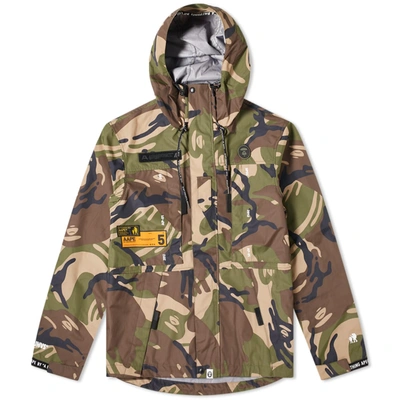 Shop Aape By A Bathing Ape Aape Mountain Shell Camo Jacket In Green