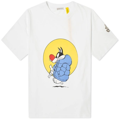 Shop Moncler Genius - 1 Jw Anderson Sylvester Print Tee In White