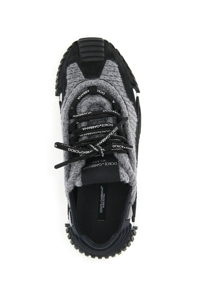 Shop Dolce & Gabbana Ns1 Sneakers In Grey,black