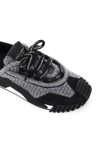 Shop Dolce & Gabbana Ns1 Sneakers In Grey,black