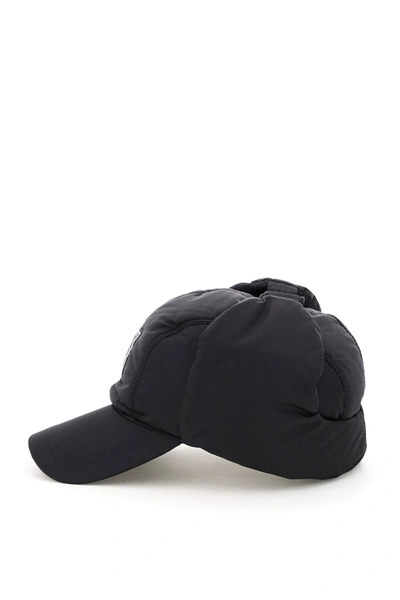 Shop Versace Medusa Patch Nylon Hat In Black