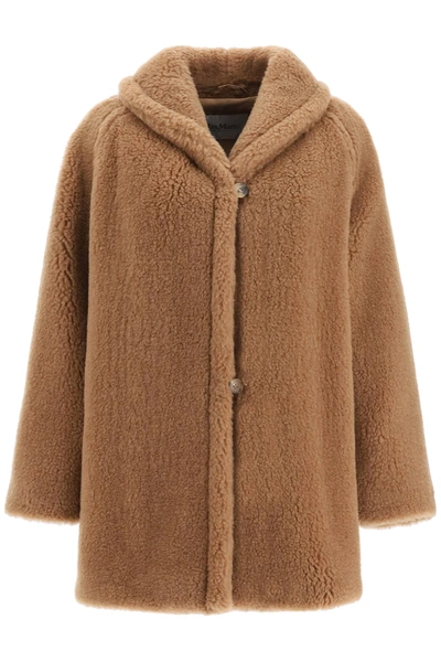 Shop Max Mara 2teddy Bear Coat In Brown