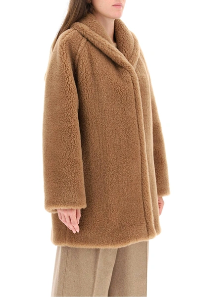 Shop Max Mara 2teddy Bear Coat In Brown