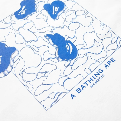 Shop A Bathing Ape Ink Print Relaxed Tee In White