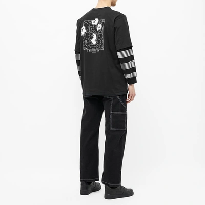 Shop A Bathing Ape Ink Print Relaxed Tee In Black