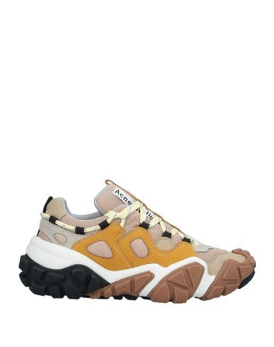 Shop Acne Studios Sneakers In Beige