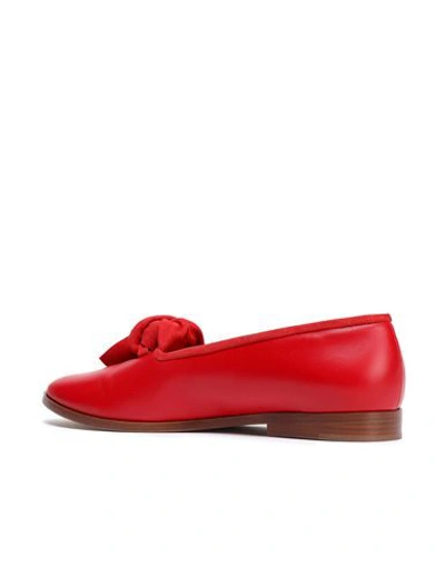 Shop Mansur Gavriel Loafers In Red