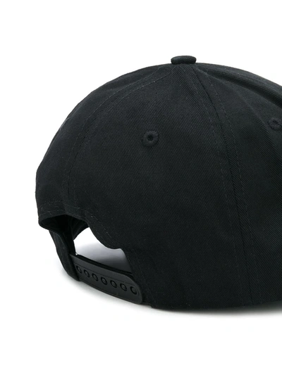 Philipp Plein Junior Embroidered Logo Baseball Cap In Black