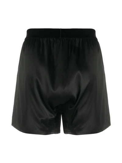 Tom Ford Silk Satin Boxer Briefs In Black