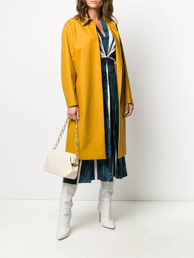 Shop Ps By Paul Smith Oversized Single Breasted Coat In Gold