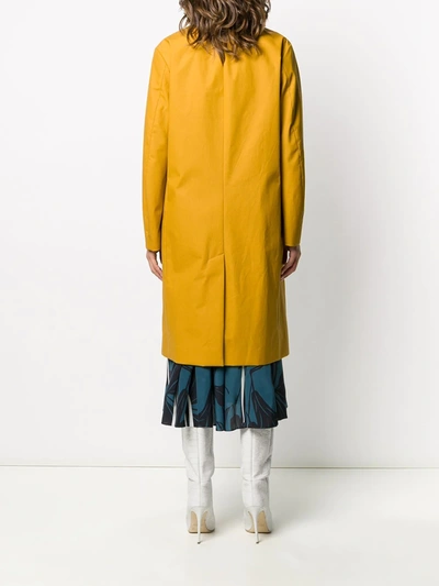 Shop Ps By Paul Smith Oversized Single Breasted Coat In Gold
