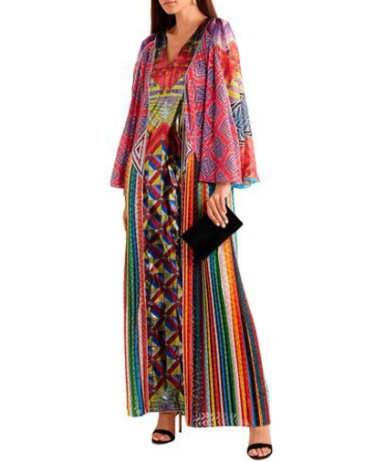 Shop Mary Katrantzou Long Dresses In Red