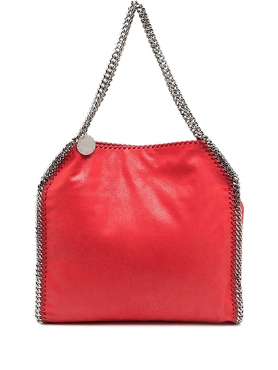 Shop Stella Mccartney Large Falabella Tote In Red