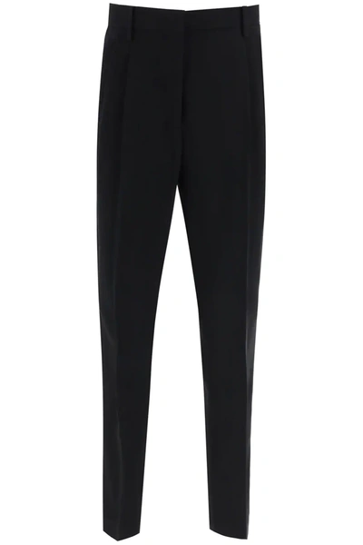 Shop N°21 Cropped Classic Trousers In Black