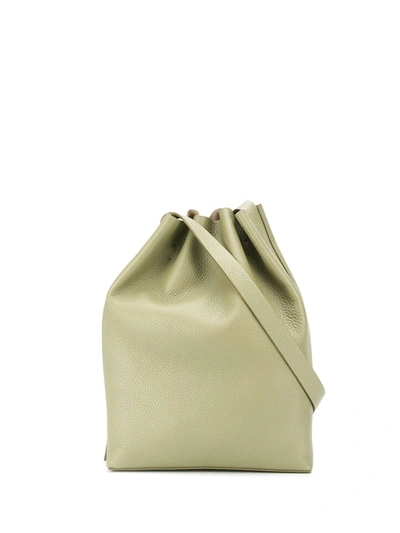 Shop Aesther Ekme Marin Shoulder Bag In Green