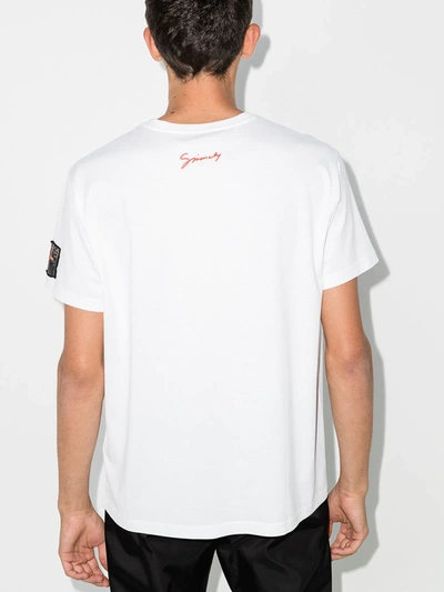 Shop Givenchy Logo Print T-shirt In White