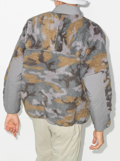 Shop And Wander Grey Boa Recycled Fleece Jacket